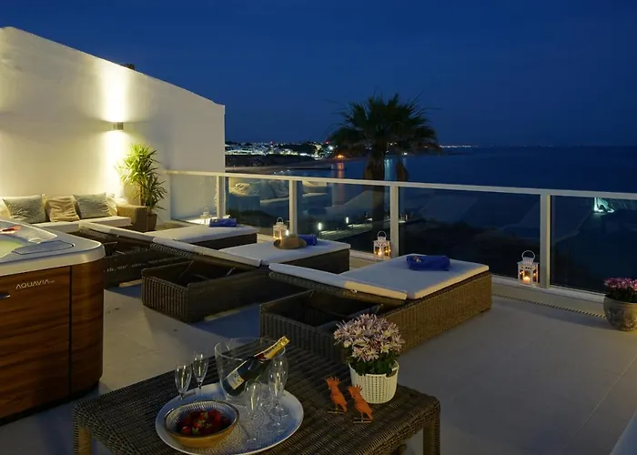 Casa Latino - Oceanfront - Luxury & Charming Villa- Jacuzzi At Rooftop By Dreamvillasalbufeira Vila Albufeira